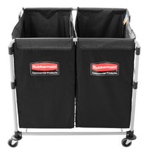 Load image into Gallery viewer, Rubbermaid Commercial Executive Series Collapsible X-Cart, 2 to 4 Bushel, 1881781
