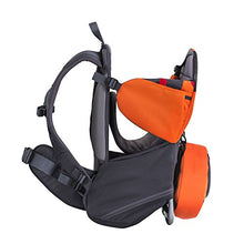 Load image into Gallery viewer, phil&amp;teds Parade Child Carrier Frame Backpack, Orange  Compact, Lightweight (4.4lbs)  Holds a 40lb Child  Ergo Fit Harness  Waterproof  Minipack Included - 2 Year Guarantee
