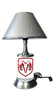 JS Dodge Lamp with Silver Shade
