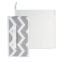 Load image into Gallery viewer, DII Fabric Storage Bins for Nursery, Offices, &amp; Home Organization, Containers Are Made To Fit Standard Cube Organizers (11x11x5.5&quot;) Chevron Gray - Set of 2
