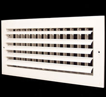 Load image into Gallery viewer, 14&quot; x 6&quot; - 1-Way Air Vent - Adjustable Aluminum Curved Blades - Maximum Air Flow - HVAC Grille
