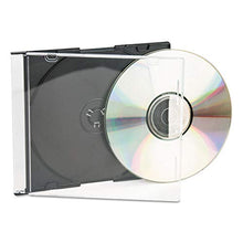 Load image into Gallery viewer, Innovera 85825 CD/DVD Polystyrene Thin Line Storage Case Clear 25/Pack
