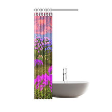 Load image into Gallery viewer, CTIGERS Flower Shower Curtain for Kids Beautiful Lavenders Polyester Fabric Bathroom Decoration 36 x 72 Inch
