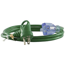 Load image into Gallery viewer, Conntek 24162-072 I-Ring Extension Cord 6-Foot 16/3 Christmas Green U.S. I-Ring Male Plug
