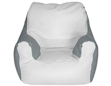 Load image into Gallery viewer, Medium Armchair Beanbag (Medium, Multi) (White/Grey, Medium)
