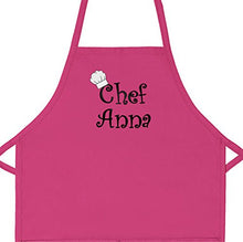 Load image into Gallery viewer, THE APRONPLACE Personalized Chef Any Name Child Apron Regular Add your own name for kids, kitchen, baking
