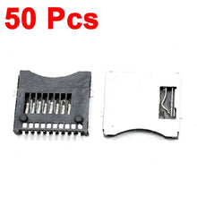 Load image into Gallery viewer, uxcell SMT Surface Mount Pull-Out Type Micro SD Card Sockets Replacements 50 Pcs
