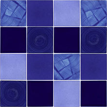 Load image into Gallery viewer, Tierra y Fuego Tile Set - Sixteen (16) 4 x 4 in. Ceramic Mexican Tiles - Talavera
