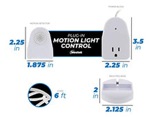 Load image into Gallery viewer, Motion Sensor Outlet Device, 2 Pack â?? Plug In Motion Sensor Device Turns On Your Lamp, Radio Or Ap
