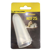 Load image into Gallery viewer, NiteCore NDF25 25.4mm Flashlight Diffuser Lens Wand for Flashlight
