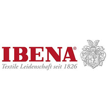 Load image into Gallery viewer, IBENA Reversible Organic Cotton Jacquard Woven Low Pile Velour Throw Blanket Stockholm - Ocean
