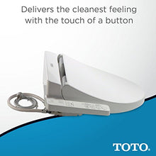 Load image into Gallery viewer, TOTO SW2014#01 A100 WASHLET Electronic Bidet Toilet Seat with SoftClose Lid, Elongated, Cotton White
