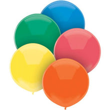 Load image into Gallery viewer, PIONEER BALLOON COMPANY 17&quot; OUTDOOR LATEX-PRIMARY ASST, Multicolor
