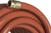 Load image into Gallery viewer, Swan Products SNCG58050 CONTRACTOR+ Commercial Duty Clay Water Hose with Crush Proof Couplings 50&#39; x 5/8&quot;, Red
