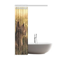Load image into Gallery viewer, CTIGERS Shower Curtain for Kids Cool Elephant Lion Mom and Lion Kids Polyester Fabric Bathroom Decoration 48 x 72 Inch
