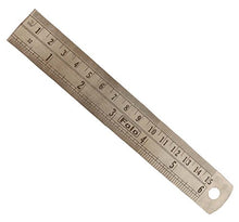 Load image into Gallery viewer, ToolUSA Steel Ruler In Sae And Metric With Conversion Table On Back: TM-07281-Z02 : (Pack of 2 Rulers)
