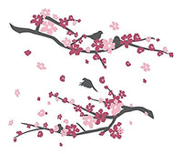 Baby Cherry Blossoms Wall Decal (Grey & Pinks, 20