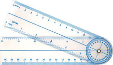 Load image into Gallery viewer, Westcott 7-Inch Goniometer Quick Angle Protractor Measuring Tool (GO-180)
