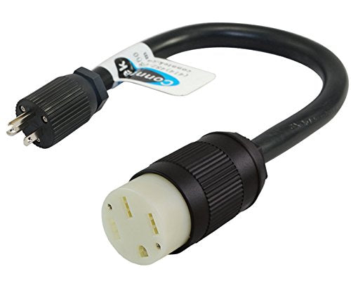 Conntek 20A 125-Volt Plug NEMA 5-20P to 50-Amp Electric Vehicle Adapter Cord for Tesla