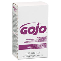 GOJO NXT Deluxe Lotion Soap with Moisturizers, Floral Scent, EcoLogo Certified, 2000 mL Hand Soap Refill for GOJO NXT Push-Style Dispenser (Pack of 4) - 2217-04