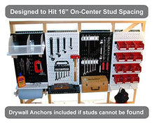 Load image into Gallery viewer, Wall Control 30-WRK-800WB Master Workbench Metal Pegboard Tool Organizer
