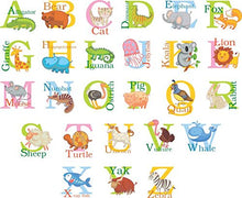 Load image into Gallery viewer, YouCustomizeIt Animal Alphabet Spa / Bath Wrap (Personalized)
