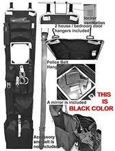 Load image into Gallery viewer, EXPLORER LB1 Police Style Hanging Closet Door Organizer 11&quot; x 52&quot;-Locker Org, Black
