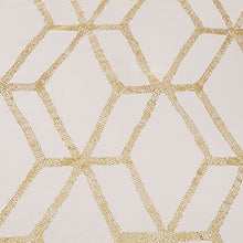 Load image into Gallery viewer, Comfort Spaces Vivian 3 Piece Comforter Set Ultra Soft All Season Lightweight Microfiber Geometric Metallic Print Hypoallergenic Bedding, Twin/Twin XL, Blush/Gold
