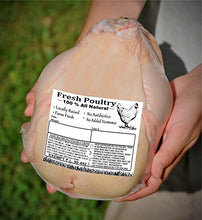 Load image into Gallery viewer, Poultry Freezer Labels 4&quot; x 2.5&quot; with Safe Handling Instructions and Exemption  P.L. 90-492 (500)
