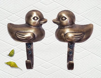 Pack of 3 Sets/Decorative Brass Ducks Wall Hanger/Hook/Key Hook