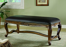 Load image into Gallery viewer, Coaster Home Furnishings Upholstered Bench Brown and Black
