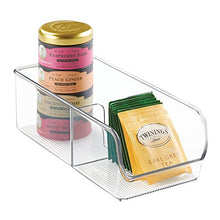 Load image into Gallery viewer, iDesign Linus Spice Packet Organizer Bin for Kitchen Pantry, Cabinet, Countertops - Clear
