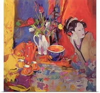 GREATBIGCANVAS Entitled The Magical Table, 2002 Oil on Canvas Poster Print, 48