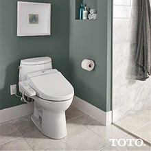 Load image into Gallery viewer, TOTO SW2014#01 A100 WASHLET Electronic Bidet Toilet Seat with SoftClose Lid, Elongated, Cotton White
