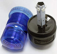 K&E Safety M490 B Warning Strobe, Blue, LED, 120VAC Lighting