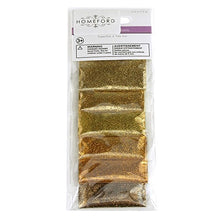 Load image into Gallery viewer, Homeford Superfine Glitter Assorted Color, 4-Ounces (Glided Gold)
