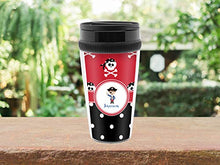 Load image into Gallery viewer, Pirate &amp; Dots Acrylic Travel Mug without Handle (Personalized)
