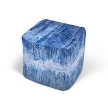 Load image into Gallery viewer, Dwelling in Fantasy Glacial Cube Pouf Ottoman (18 inches)
