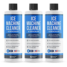 Load image into Gallery viewer, 3-Pack Ice Machine Cleaner and Descaler 16 fl oz, Nickel Safe Descaler | Ice Maker Cleaner Compatible with All Major Brands (Scotsman, KitchenAid, Affresh) - Made in USA by Essential Values
