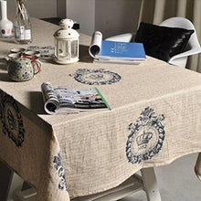 Load image into Gallery viewer, Queenie - 1 Pc Screen Print Cotton Table Cloth Medal Print, 55&quot; x 94.5&quot; (140 x 240 cm)
