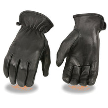 Load image into Gallery viewer, Milwaukee Leather SH886 Women&#39;s Deer Skin Unlined Gloves (Black, Small)

