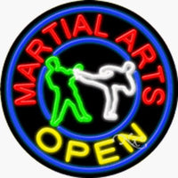 Martial Arts - Open Handcrafted Energy Efficient Real Glasstube Neon Sign