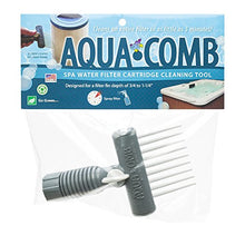 Load image into Gallery viewer, Aqua Comb Spa Filter Cleaner Tool: Filter Comb for Hot Tub Filter Cleaning - Made In USA - No Leaks
