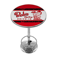 Load image into Gallery viewer, Bobs Big Burger Vintage Chrome Pub Table
