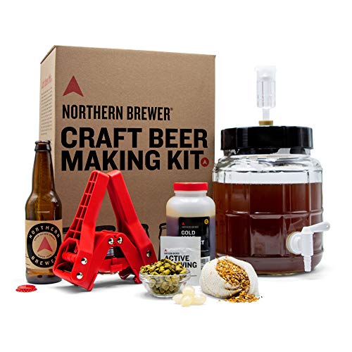 Northern Brewer - 1 Gallon Craft Beer Making Starter Kit, Equipment and Beer Recipe Kit (Irish Red Ale)
