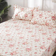 Load image into Gallery viewer, Brandream Shabby Floral Bed Sheet Set 100% Cotton Sheets Set 4pcs-Queen Size
