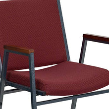 Load image into Gallery viewer, Flash Furniture Stack Armchair, 1 Pack, Burgundy Patterned Fabric
