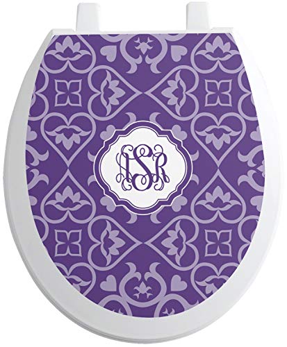RNK Shops Lotus Flower Toilet Seat Decal - Round (Personalized)