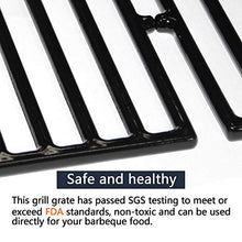 Load image into Gallery viewer, Hongso 19 1/4 inch Porcelain Coated Cast Iron Grill Grates Replacement for Brinkmann 810-8502-S, 810-8501-S, Charmglow 720-0234, Jenn-Air 720-0337, 5 Burner Ducane Stainless Gas Grill, PCE223
