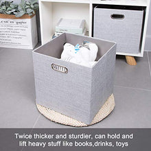 Load image into Gallery viewer, Posprica Foldable Storage Bins,11ãƒâ—11 Fabric Storage Boxes Drawers Cubes Container, Thick And Heav

